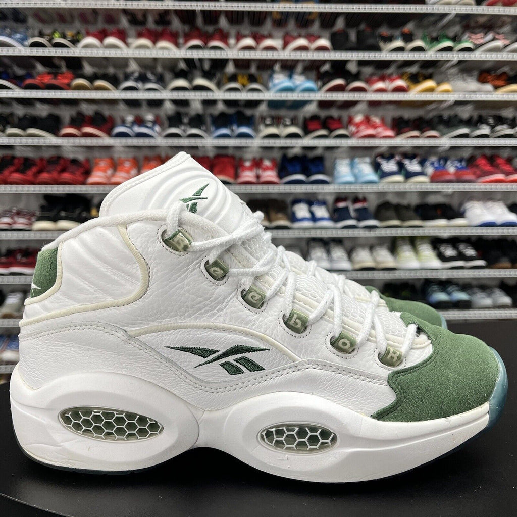 Reebok Question Mid Basketball Michigan State Green 023501 115 Mens Size 10.5