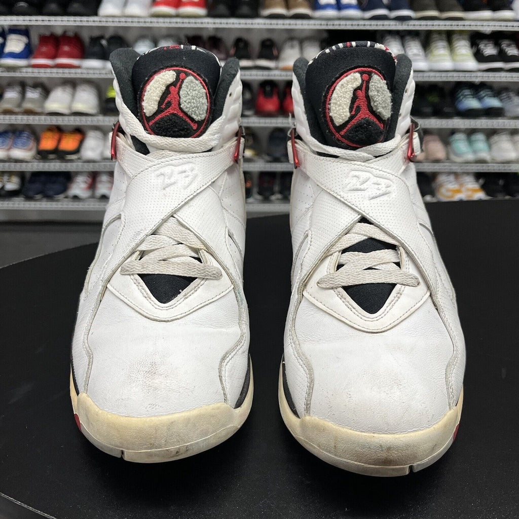 Nike Air Jordan 8 Retro Alternate 2017 White Red 305381-104 Men's Size 10.5 - Hype Stew Sneakers Detroit