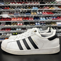 Adidas Superstar Cloud White Core Black C77124 Men's Size 10 Missing Insoles - Hype Stew Sneakers Detroit
