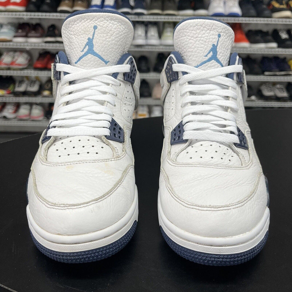 Nike Air Jordan 4 Retro Columbia 314254-107 Men's Size 10.5 No Insoles - Hype Stew Sneakers Detroit