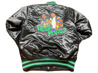 Headgear Classics Men's Fresh Prince Satin Jacket Black Size Small - Hype Stew Sneakers Detroit