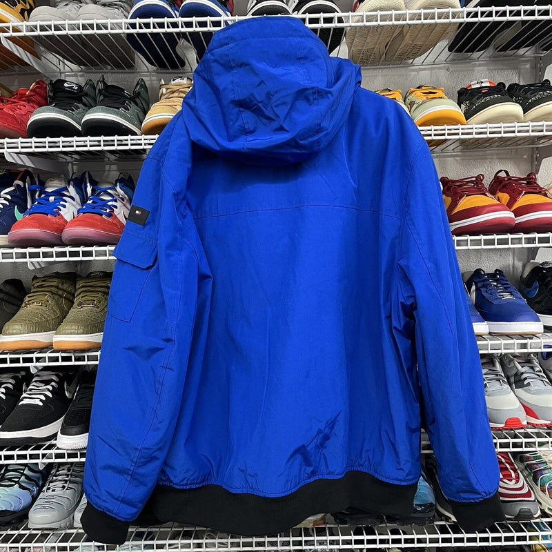 Tommy Hilfiger Men's Blue Arctic Cloth Heavyweight Coat Size 2XL - Hype Stew Sneakers Detroit