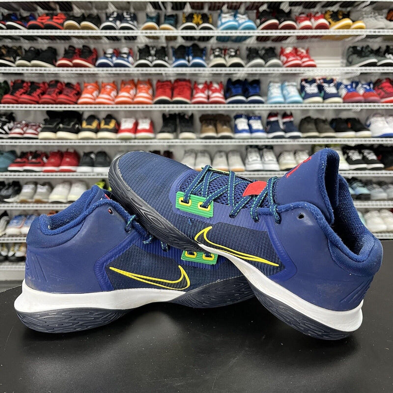 Nike Kyrie Flytrap 4 Blue Void Yellow Basketball Shoes CT1972-400 Men's Size 9 - Hype Stew Sneakers Detroit