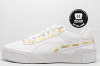 Puma Cali Taping Jr White Gold Size 7 - Hype Stew Sneakers Detroit
