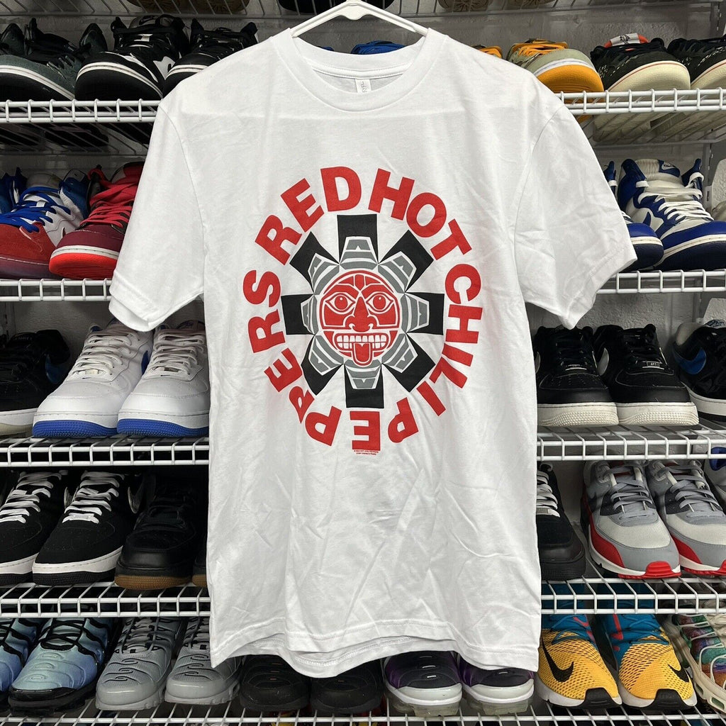 Red Hot Chilli Peppers Band Tee Tshirt Size M White - Hype Stew Sneakers Detroit