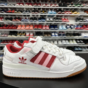 Rare 2018 Adidas Forum Low White Power-Red Gum B37769 Men's Size 11.5 - Hype Stew Sneakers Detroit
