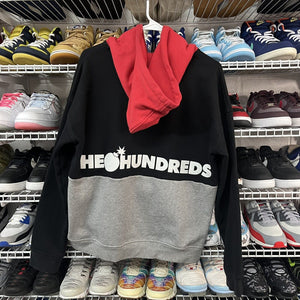 The Hundreds Men's Black Red Gray Hoodie Size S NWT - Hype Stew Sneakers Detroit