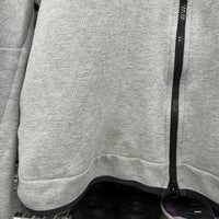 Nike Tech Fleece Hoodie Dark Heather Grey Black Full Zip CU4489-063 Men's 2XL - Hype Stew Sneakers Detroit