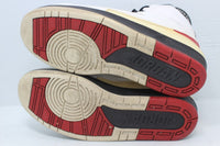 Nike Air Jordan 2 OG White Varsity Red Black?ÿ(GS) (2004) Size 6.5 - Hype Stew Sneakers Detroit