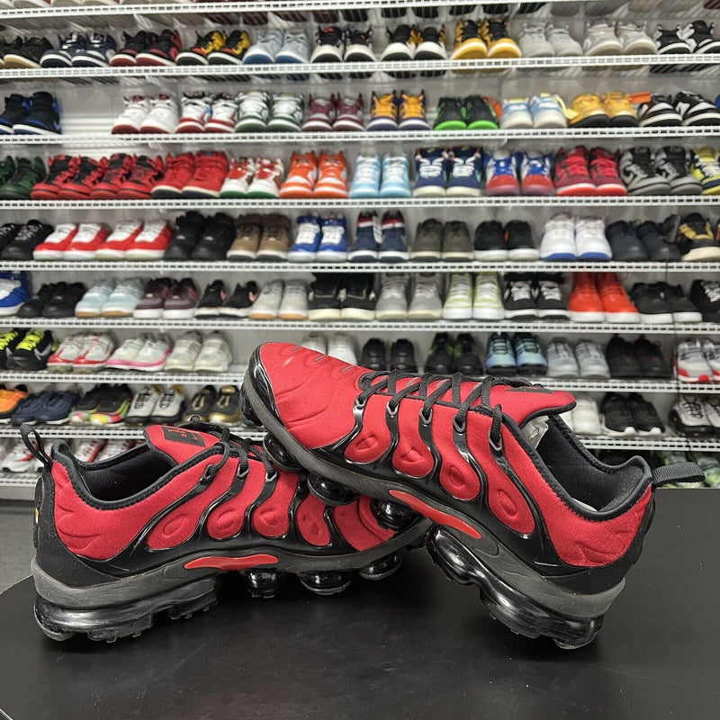 Nike Air VaporMax Plus University Red Black CU4863-600 Mens Size 11