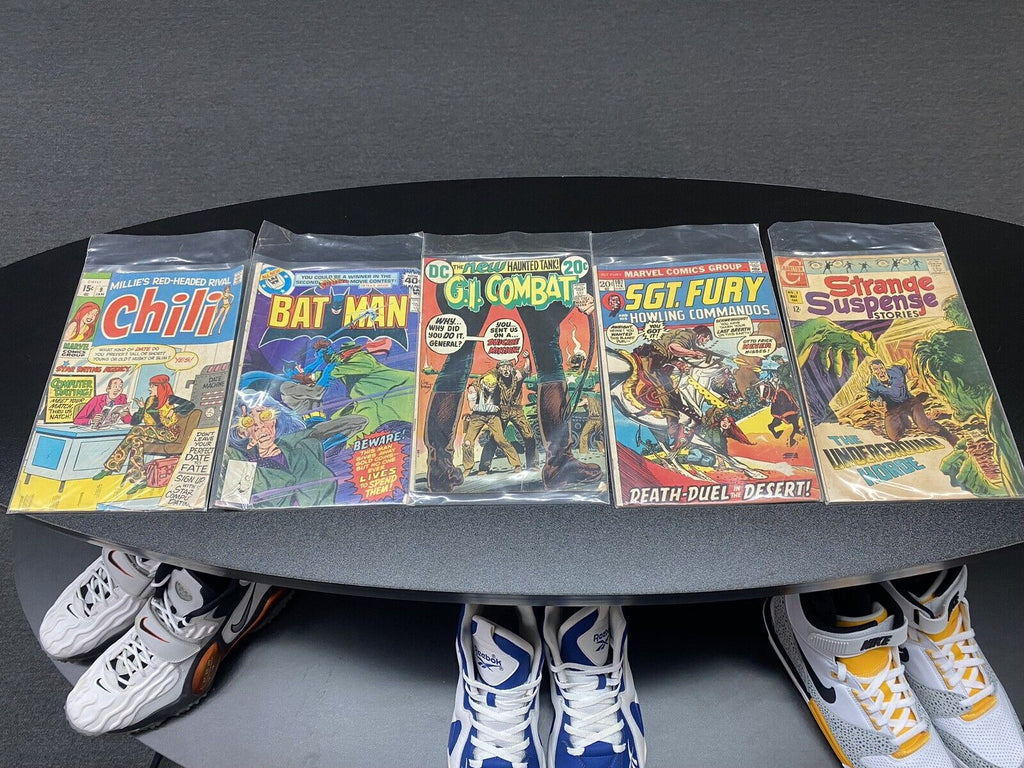 Vintage DC Marvel Comic Book Lot (17) Batman Superman Conan The Barbarian - Hype Stew Sneakers Detroit