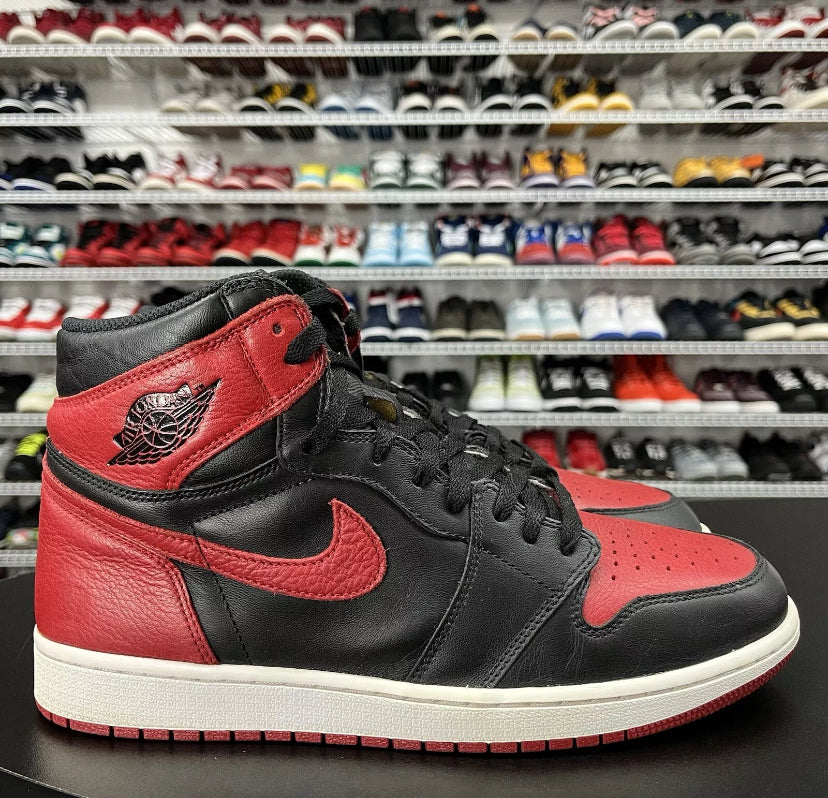 Nike Air Jordan 1 Retro High Bred Banned 2016 555088 001 Men s Size 12 Hype Stew Sneakers Detroit