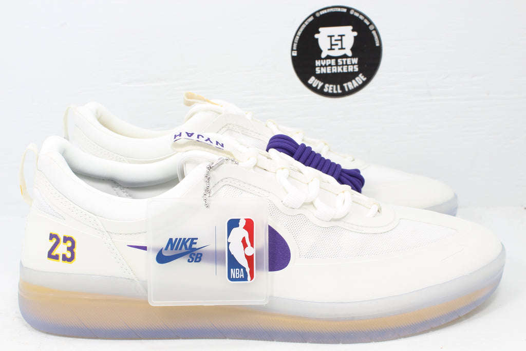 Nike SB Nyjah Free 2 Lakers - Hype Stew Sneakers Detroit