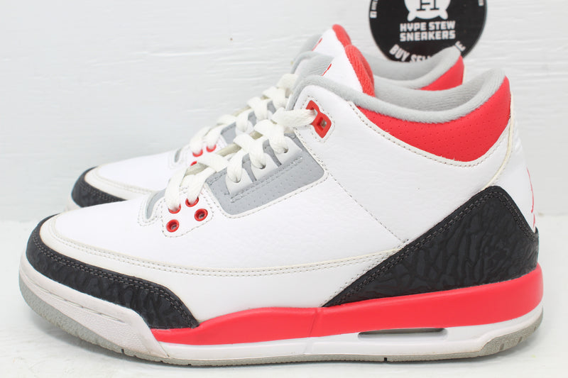 Nike Air Jordan 3 Fire Red 2013 (GS) - Hype Stew Sneakers Detroit