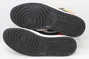 Nike Air Jordan 1 Mid Black Amarillo Orange - Hype Stew Sneakers Detroit