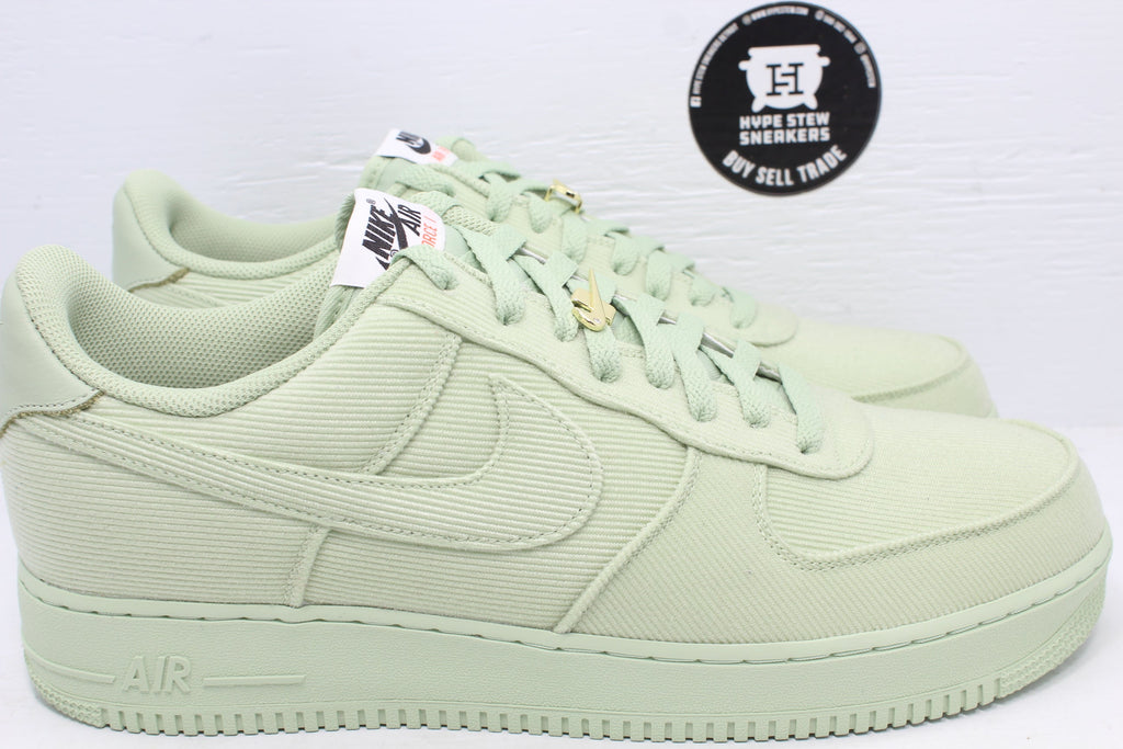 Nike Air Force 1 Low By You Corduroy Green - Hype Stew Sneakers Detroit
