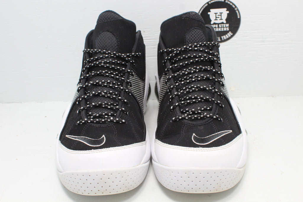 Nike Air Zoom Flight 95 Black Metallic Silver - Hype Stew Sneakers Detroit
