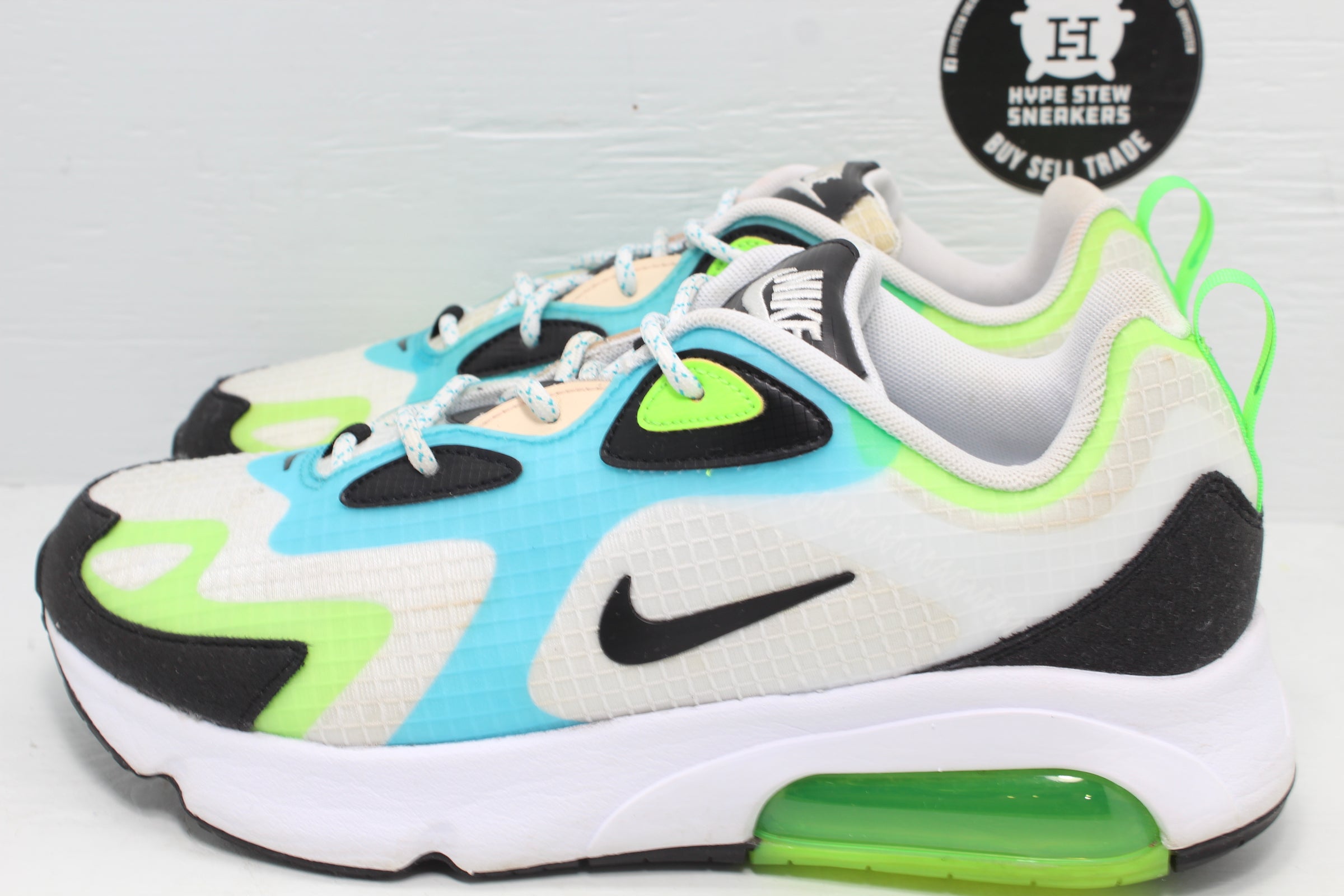 Nike Air Max White Electric Oracle | Hype Stew Detroit