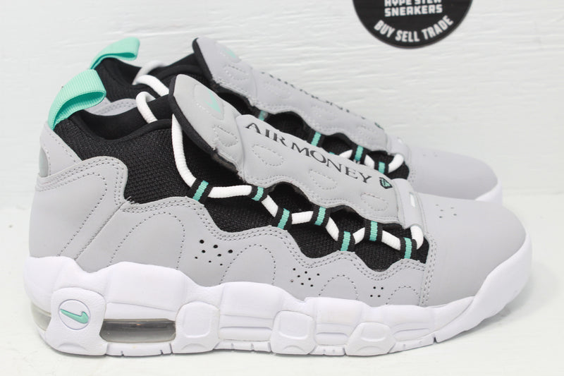 Nike Air More Money Wolf Grey Island Green (GS) - Hype Stew Sneakers Detroit