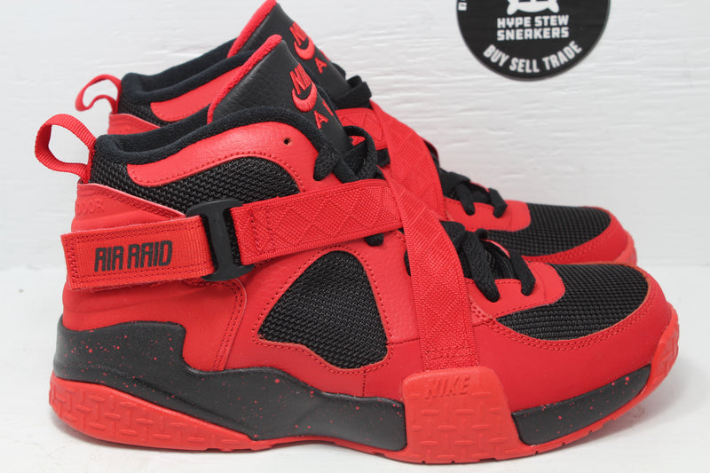 Nike Air Raid University Red Black (GS) Hype Stew Sneakers Detroit