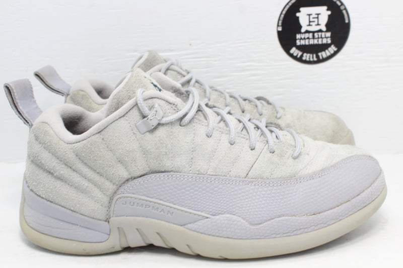 Nike Air Jordan 12 Low Wolf Grey Hype Stew Sneakers Detroit