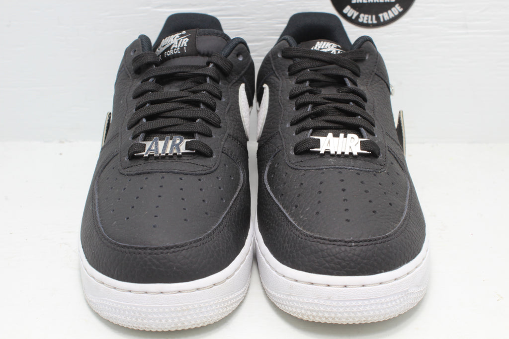 Nike Air Force 1 Low Zip Swoosh Black - Hype Stew Sneakers Detroit