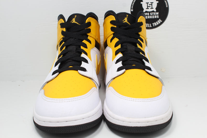 Nike Air Jordan 1 Mid University Gold (GS) - Hype Stew Sneakers Detroit