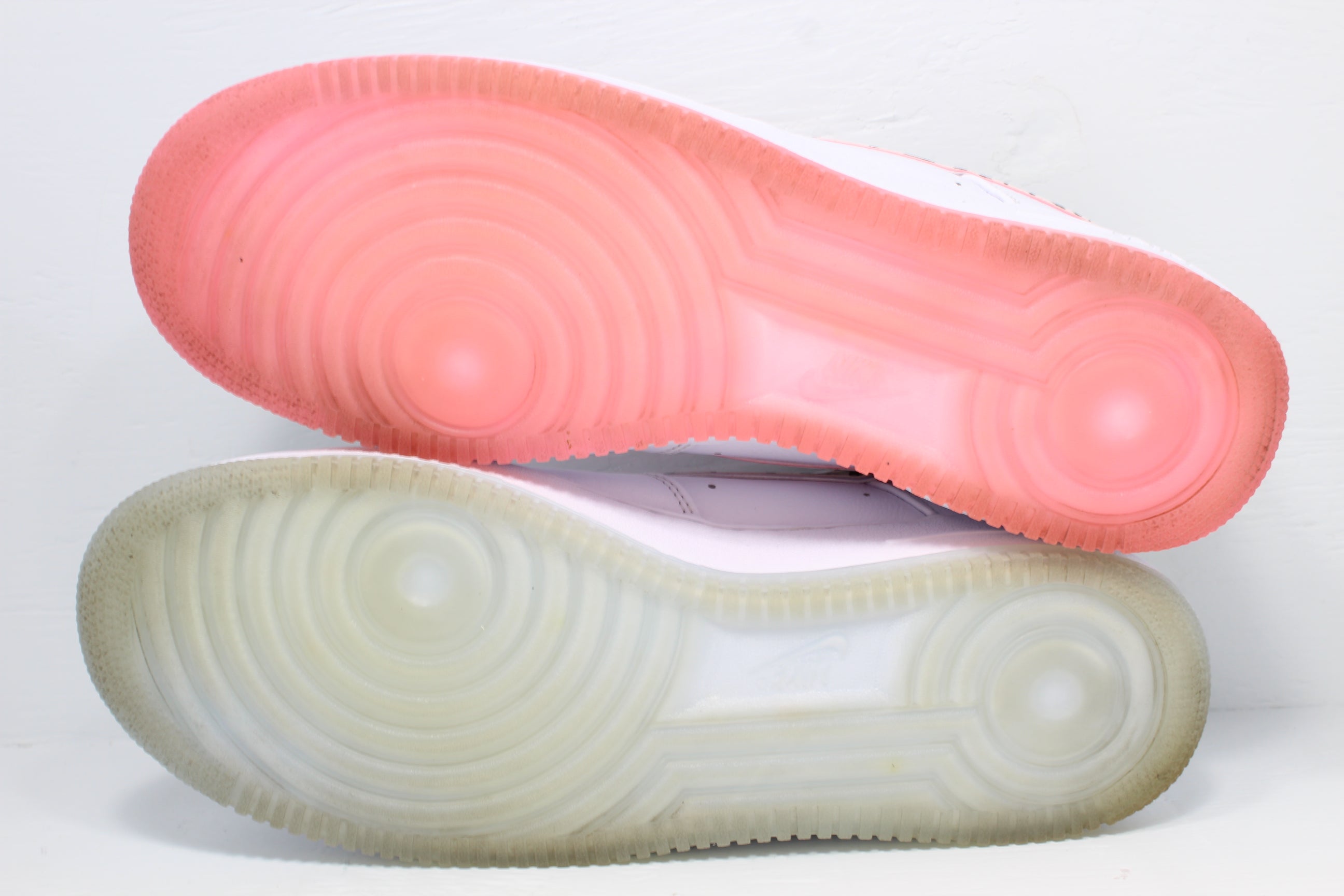 nike air force pink sole
