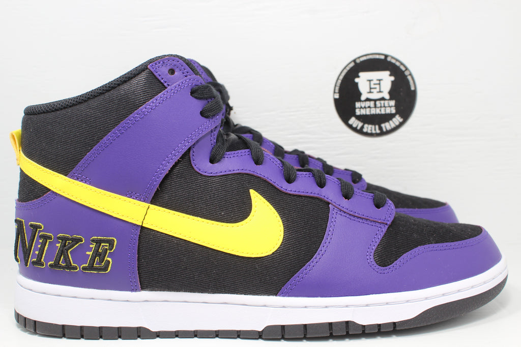 Nike Dunk High EMB Lakers - Hype Stew Sneakers Detroit