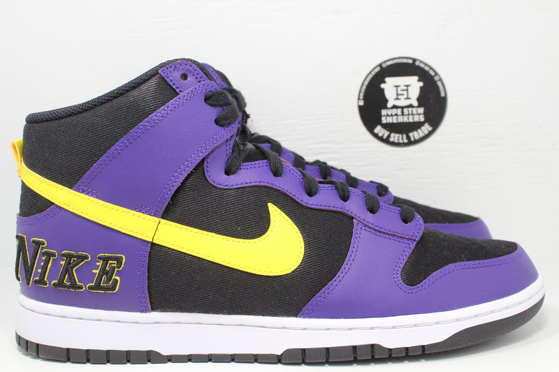 Nike Dunk High EMB Lakers  Hype Stew Sneakers Detroit