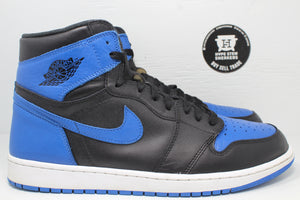 Nike Air Jordan 1 Black Royal Blue (2013) (GS) - Hype Stew Sneakers Detroit