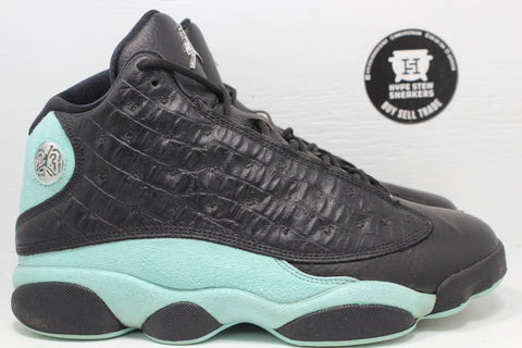 Nike Air Jordan 13 Black Island Green | Hype Stew Sneakers  display picture 2