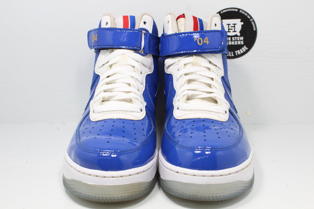 Nike Air Force 1 High Detroit Pistons NBA Finals - Hype Stew Sneakers Detroit