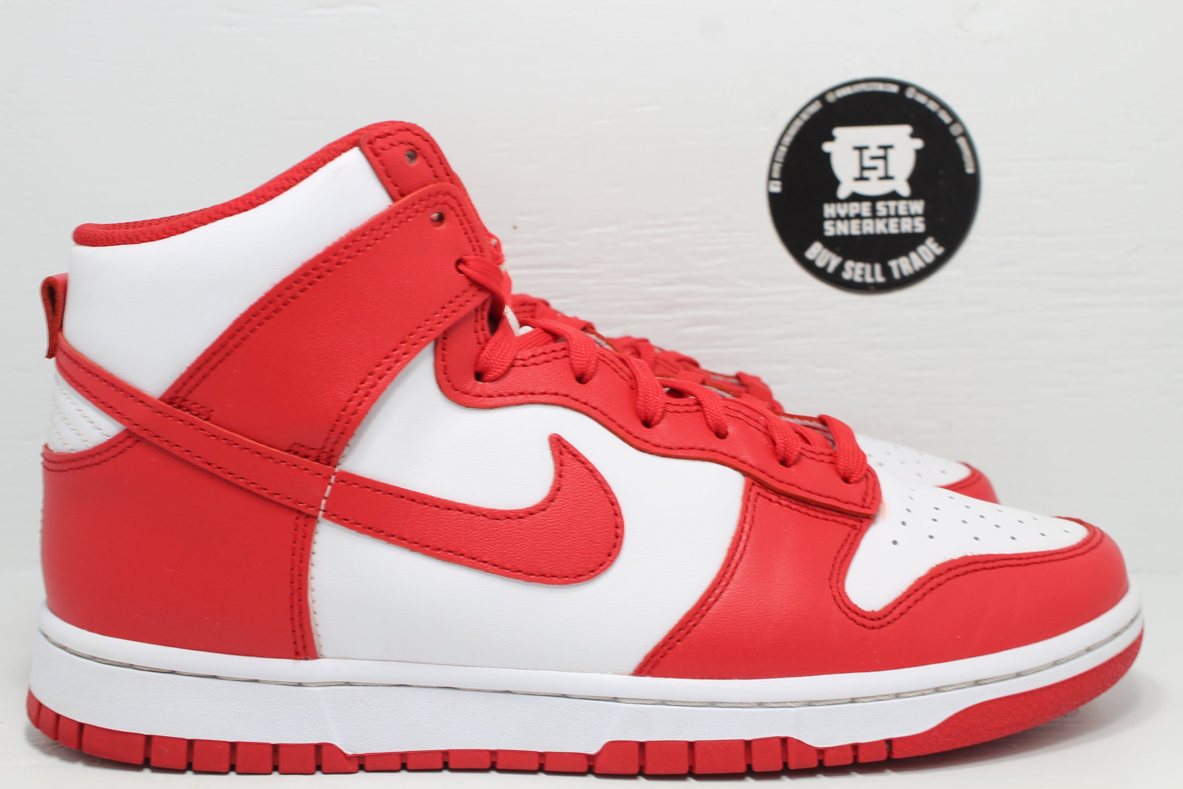 Red dunks high Clearance