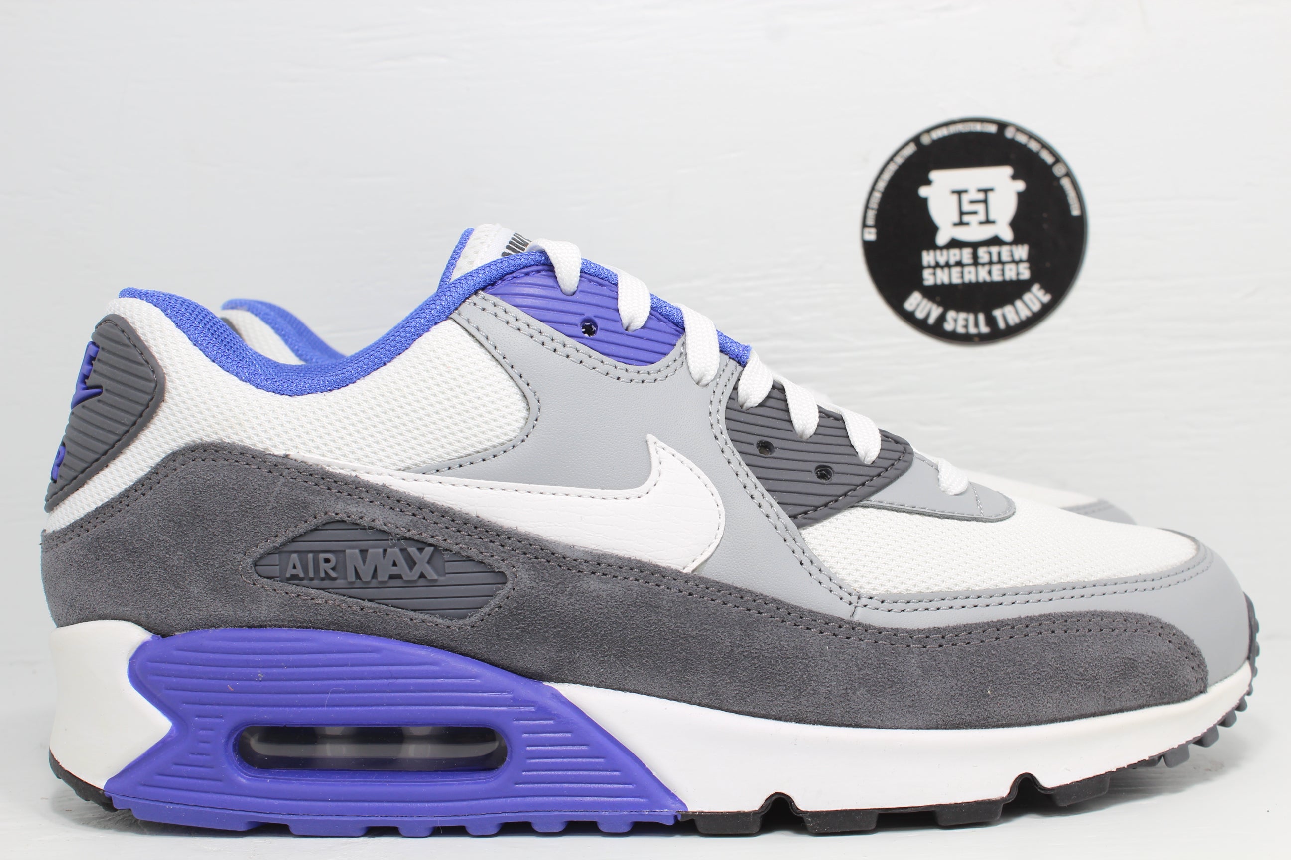 Air Max 90 White Grey Violet | Hype Sneakers Detroit