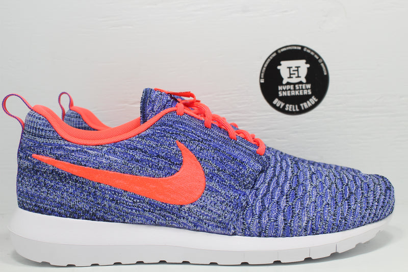 Nike Flyknit Rosherun Roshe Run Persian Violet Hot Lava Hype