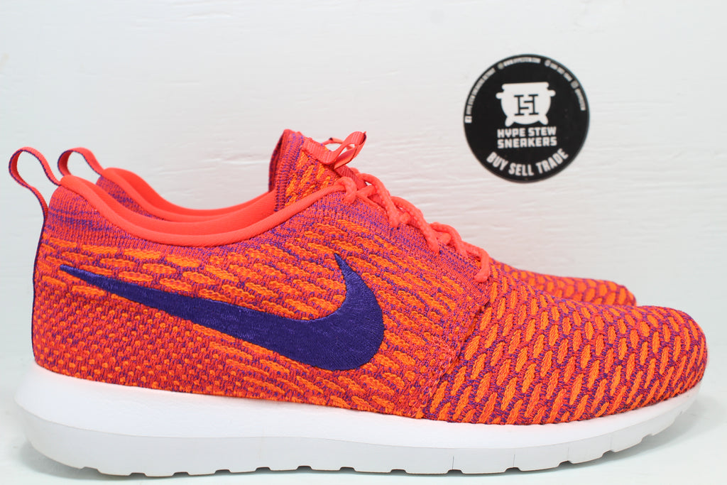 Nike Flyknit Rosherun Crimson Purple - Hype Stew Sneakers Detroit