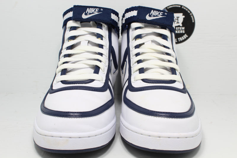 Nike Vandal High White Navy - Hype Stew Sneakers Detroit