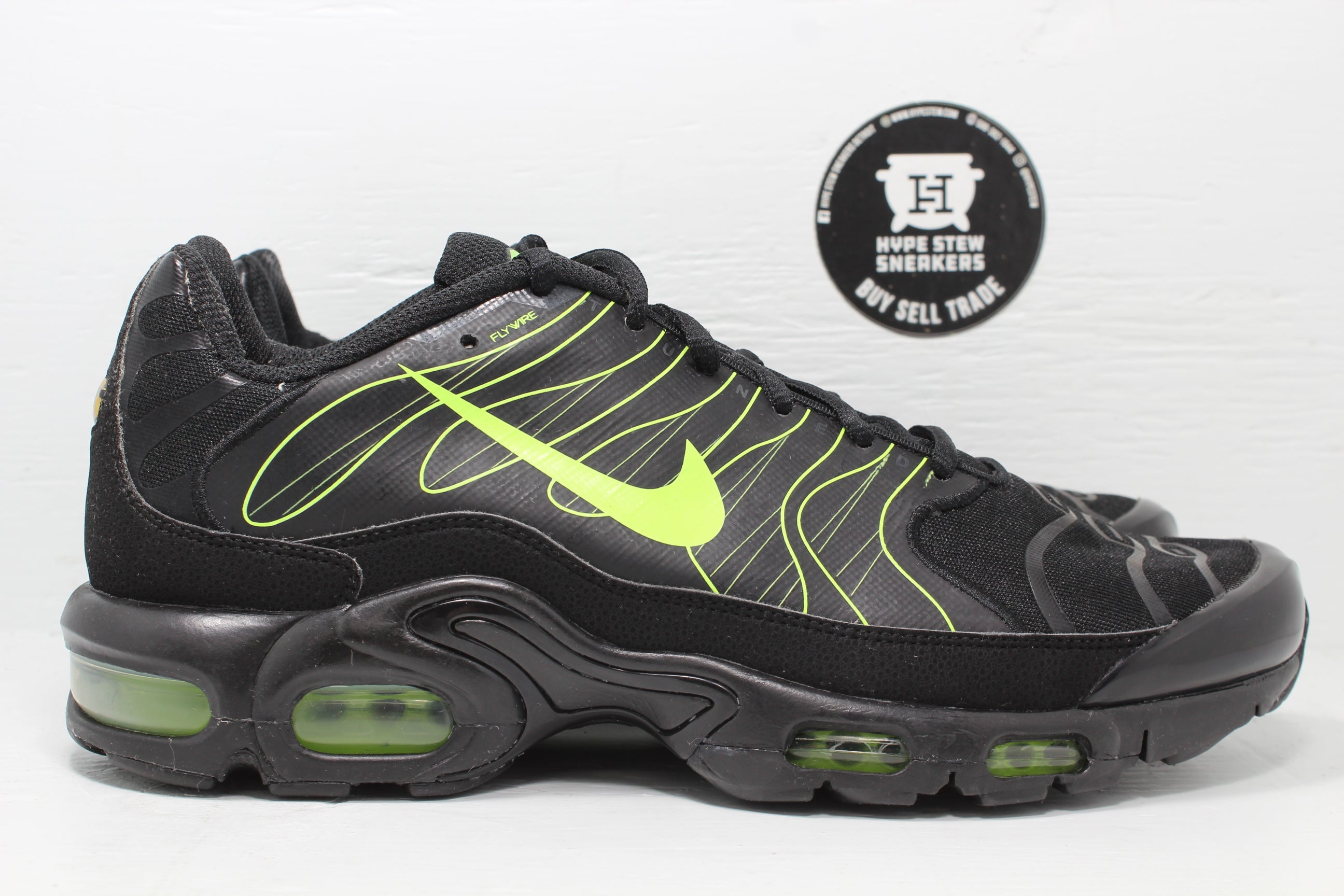 Nike Air Max Plus TN Black Volt Hype Stew Sneakers Detroit