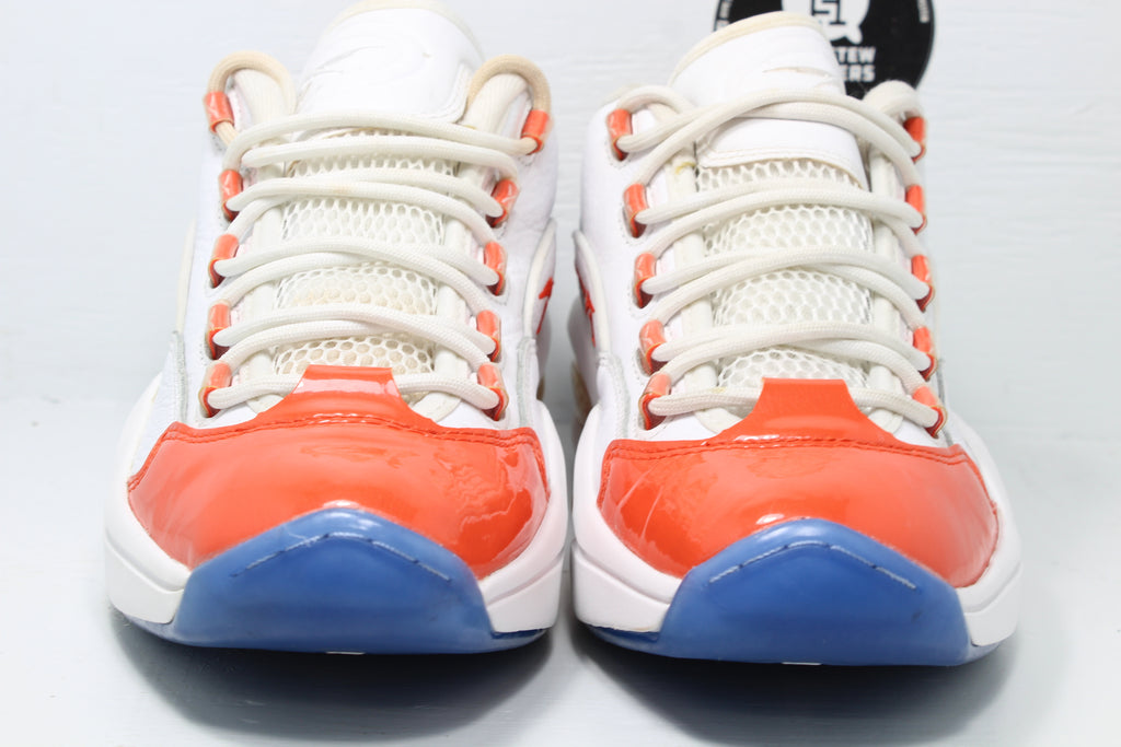Reebok Question Low Patent Toe Orange - Hype Stew Sneakers Detroit