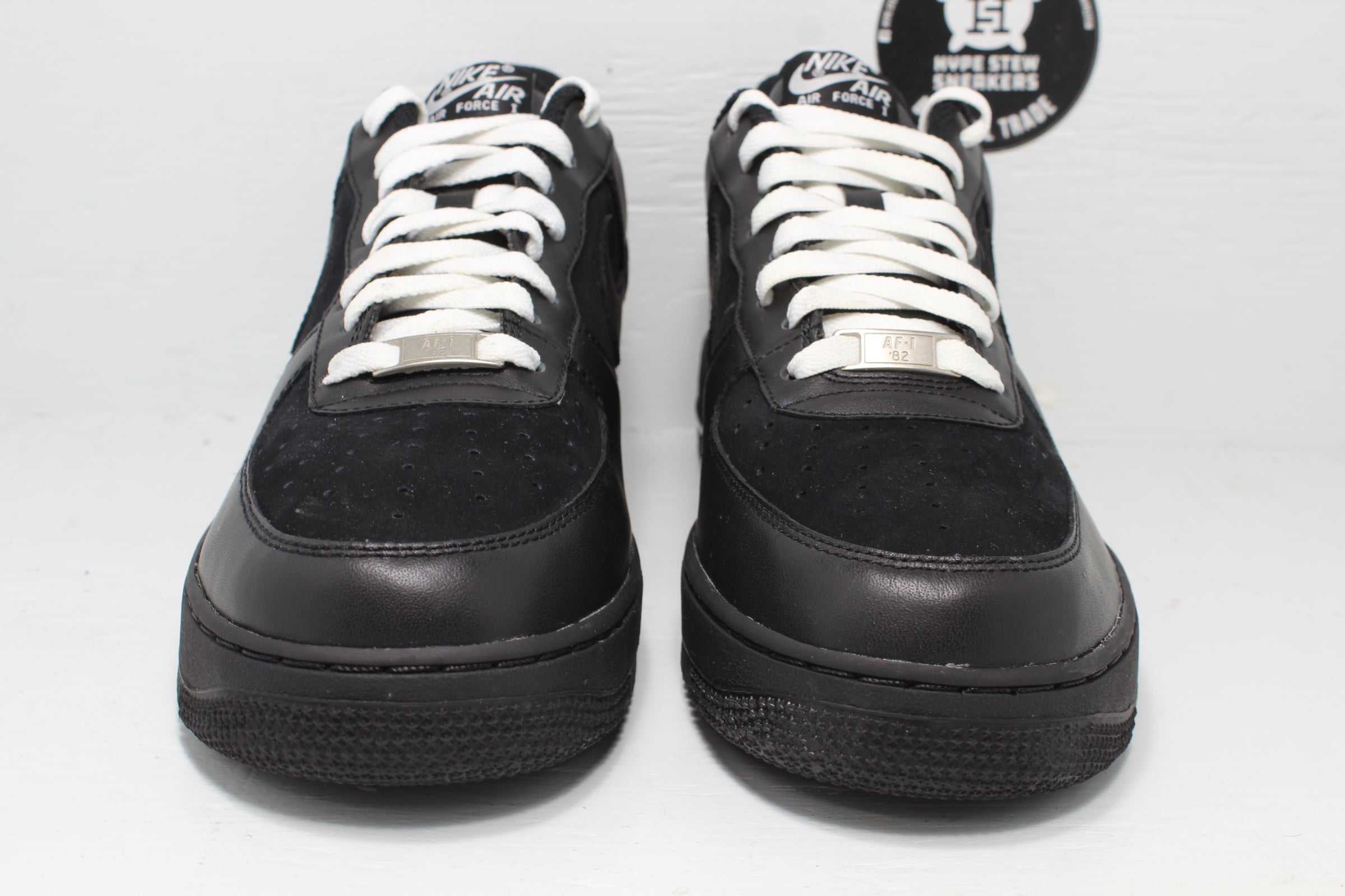 Air 1 Black Suede | Stew Sneakers Detroit