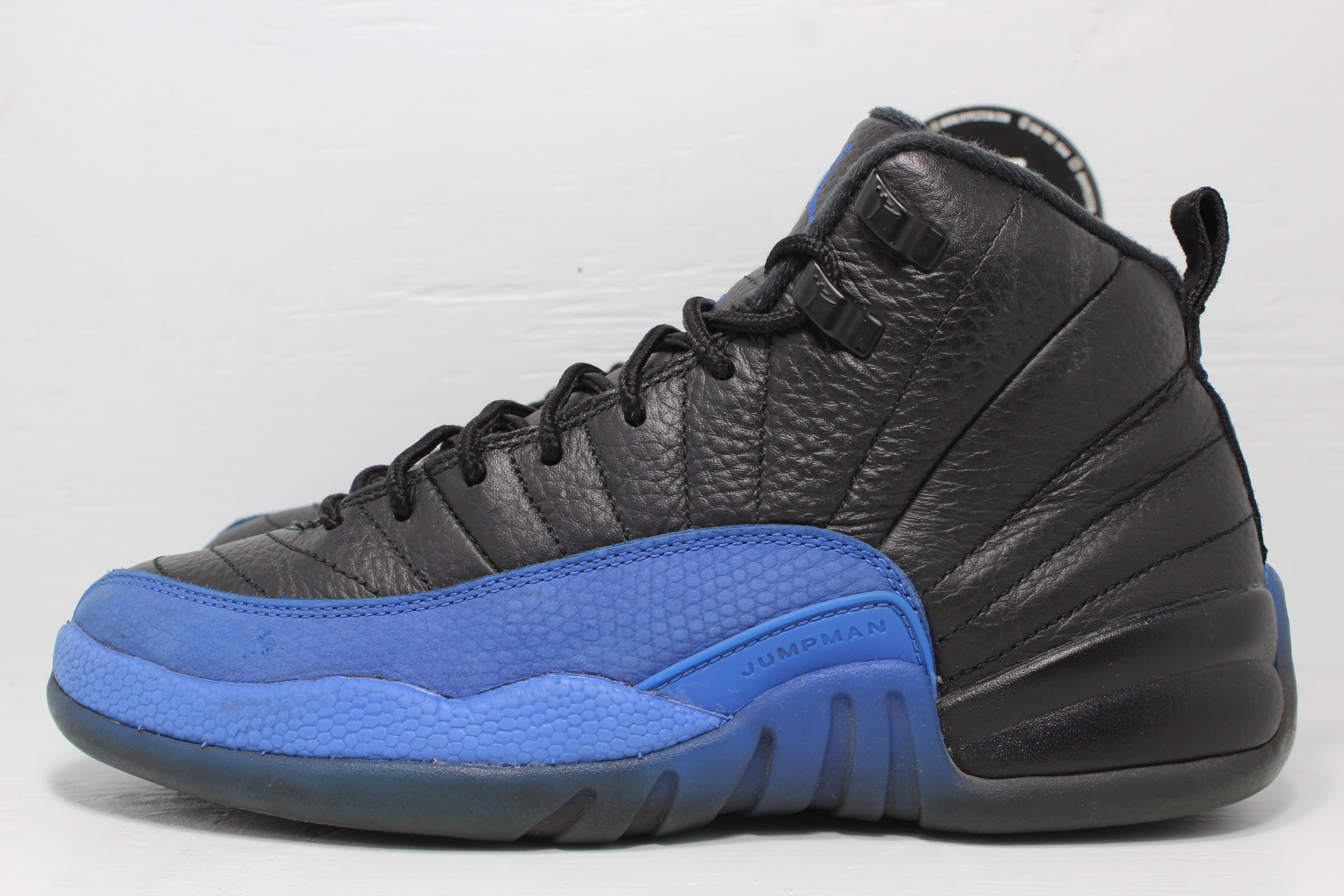 12 black and blue jordans