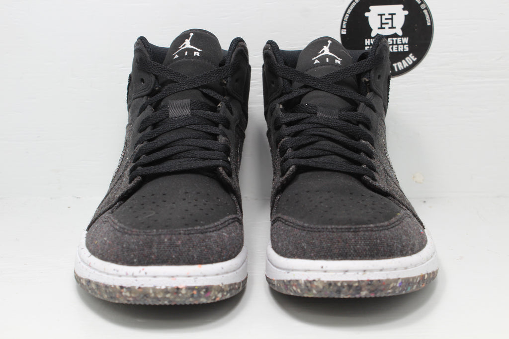 Nike Air Jordan 1 Mid Crater Black - Hype Stew Sneakers Detroit