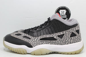 Nike Air Jordan 11 Low IE Black Cement - Hype Stew Sneakers Detroit