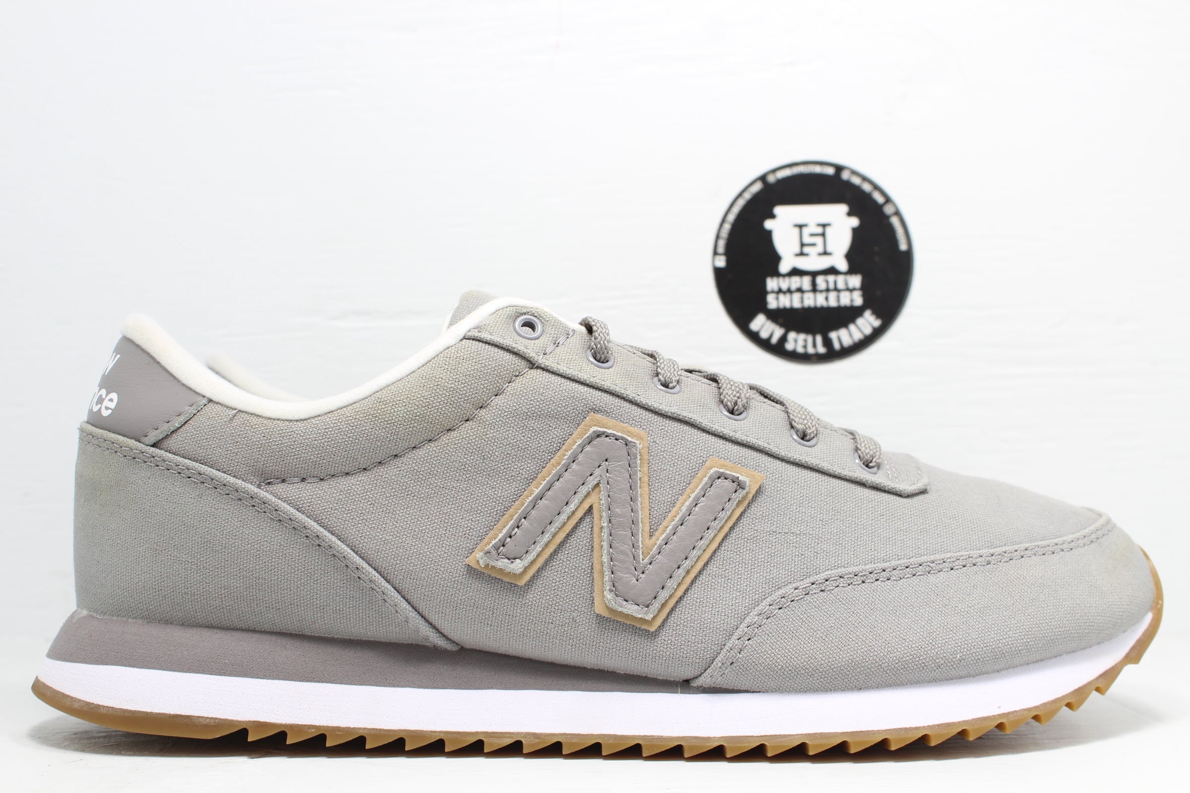 New balance 501 gray and white sneakers Clearance