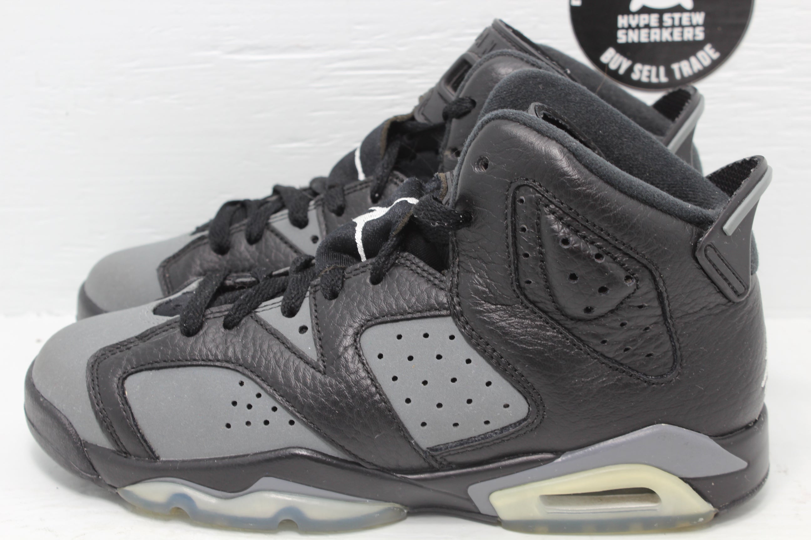 美品　Air Jordan 6 グレー/ブラック　us7 Nike Air Jordan 6 Cool Grey (GS) | Hype Stew Sneakers Detroit