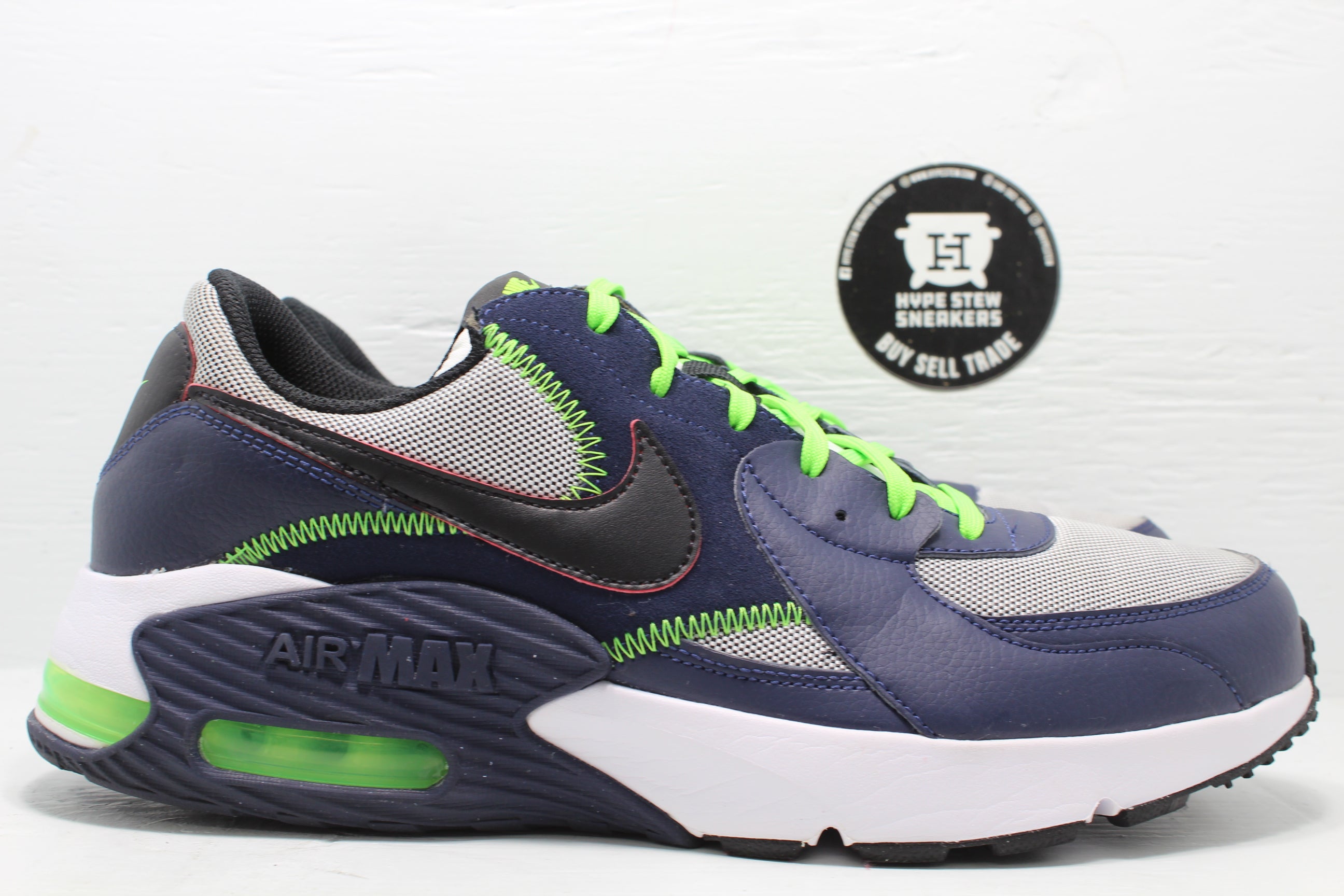 nike air max excee blue and green