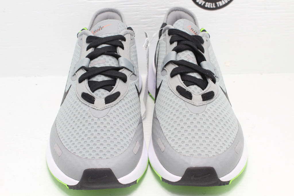 Nike Reposto Grey Electric Green Sample - Hype Stew Sneakers Detroit