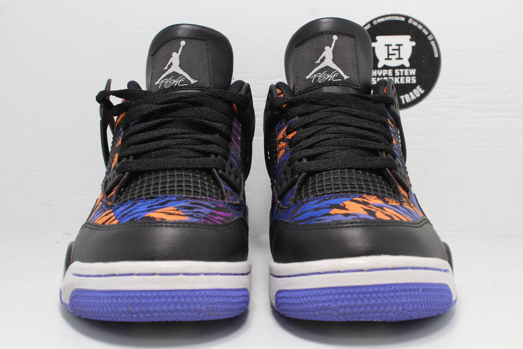 Nike Air Jordan 4 Black Rush Violet (GS) - Hype Stew Sneakers Detroit