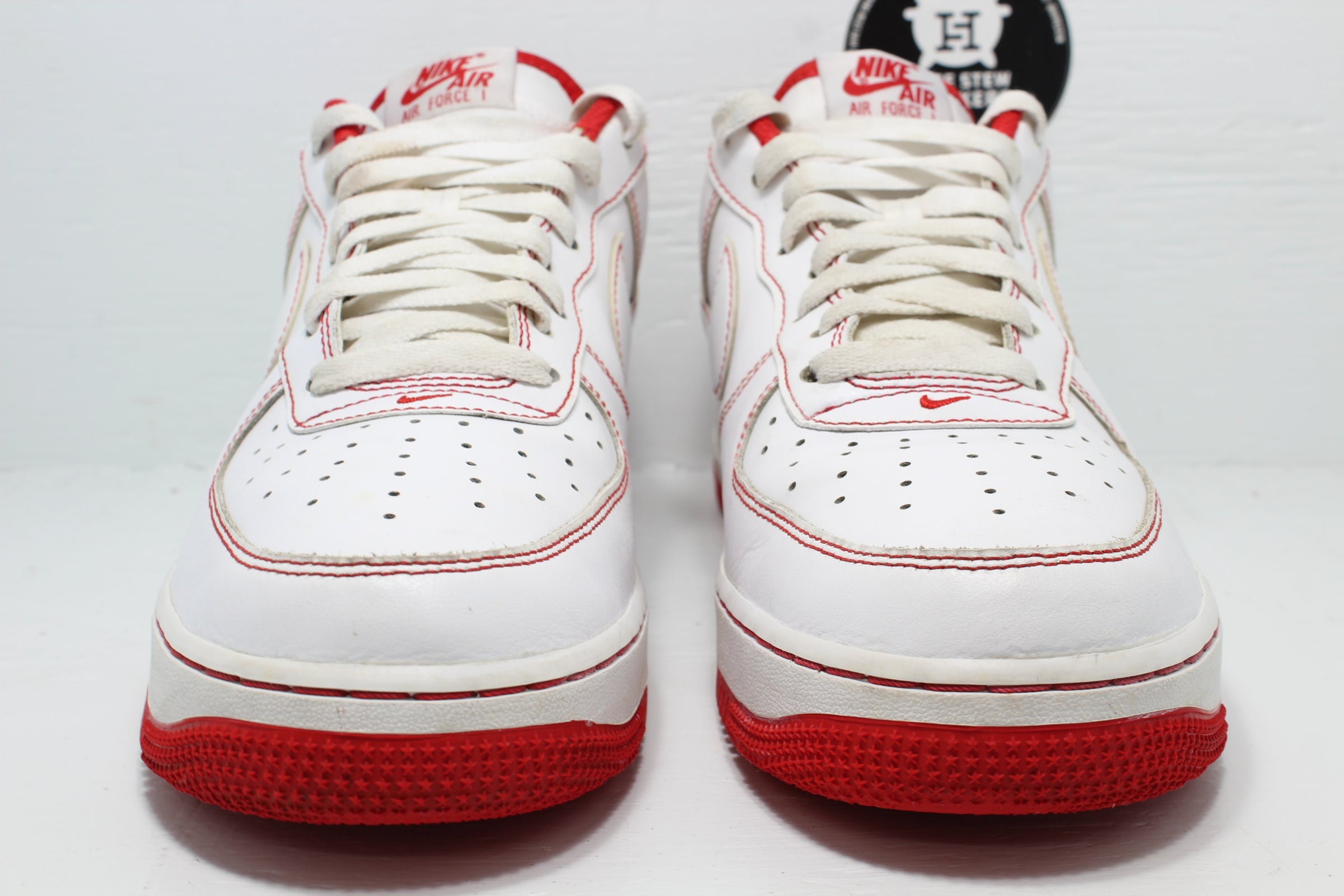 Nike Air Force 1 High White University Red